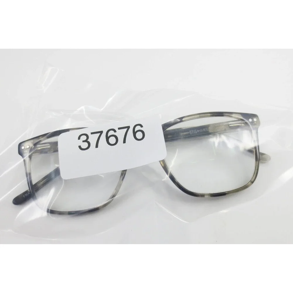 Otis + Grey OG 202120 GR/TO Grey Tortoise Rectangular Eyeglass Frames 51-18-140